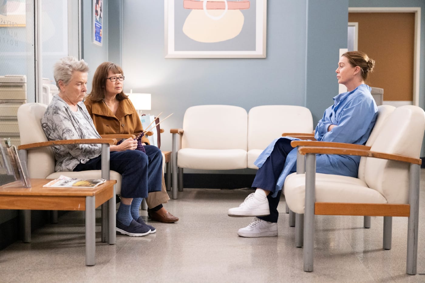 Záber z 18. série Grey's Anatomy.