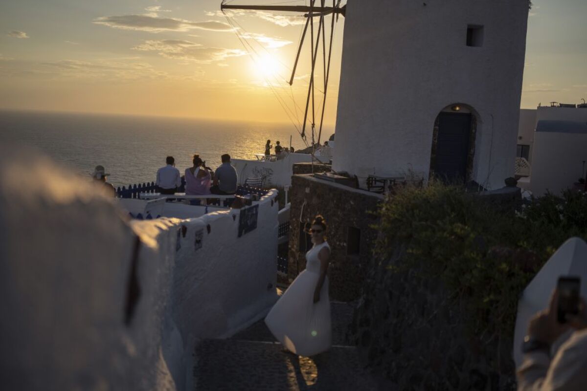 Grécko, Santorini, Oia