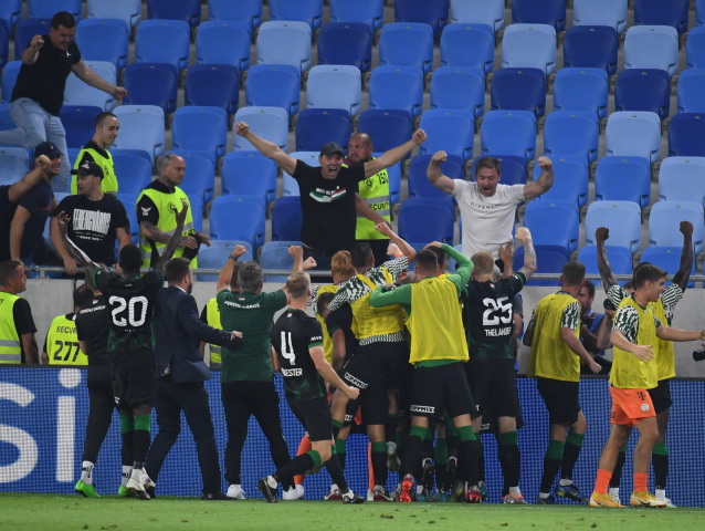 SR Futbal Slovan Ferencváros LM 2. predkolo Odveta BAX