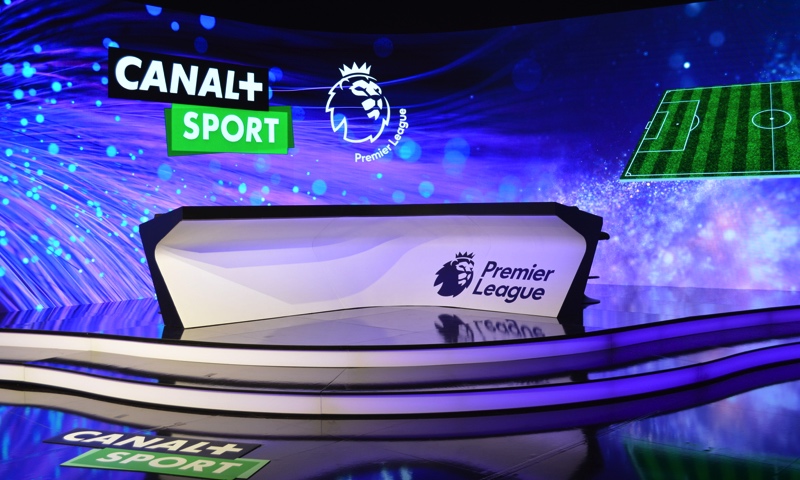 Štúdio novej stanice Canal+ Sport.