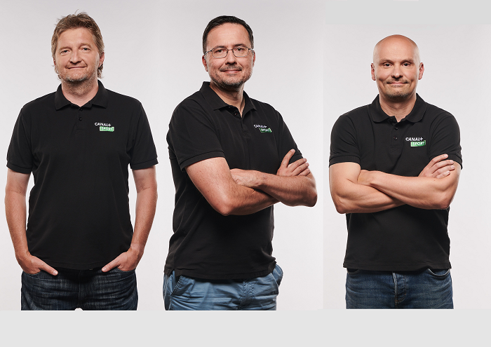 V tíme novej stanice Canal+ Sport sú aj známy komentátor Jaromír Bosák, novinár Jiří Hošek a dramaturg programu Karel Häring.