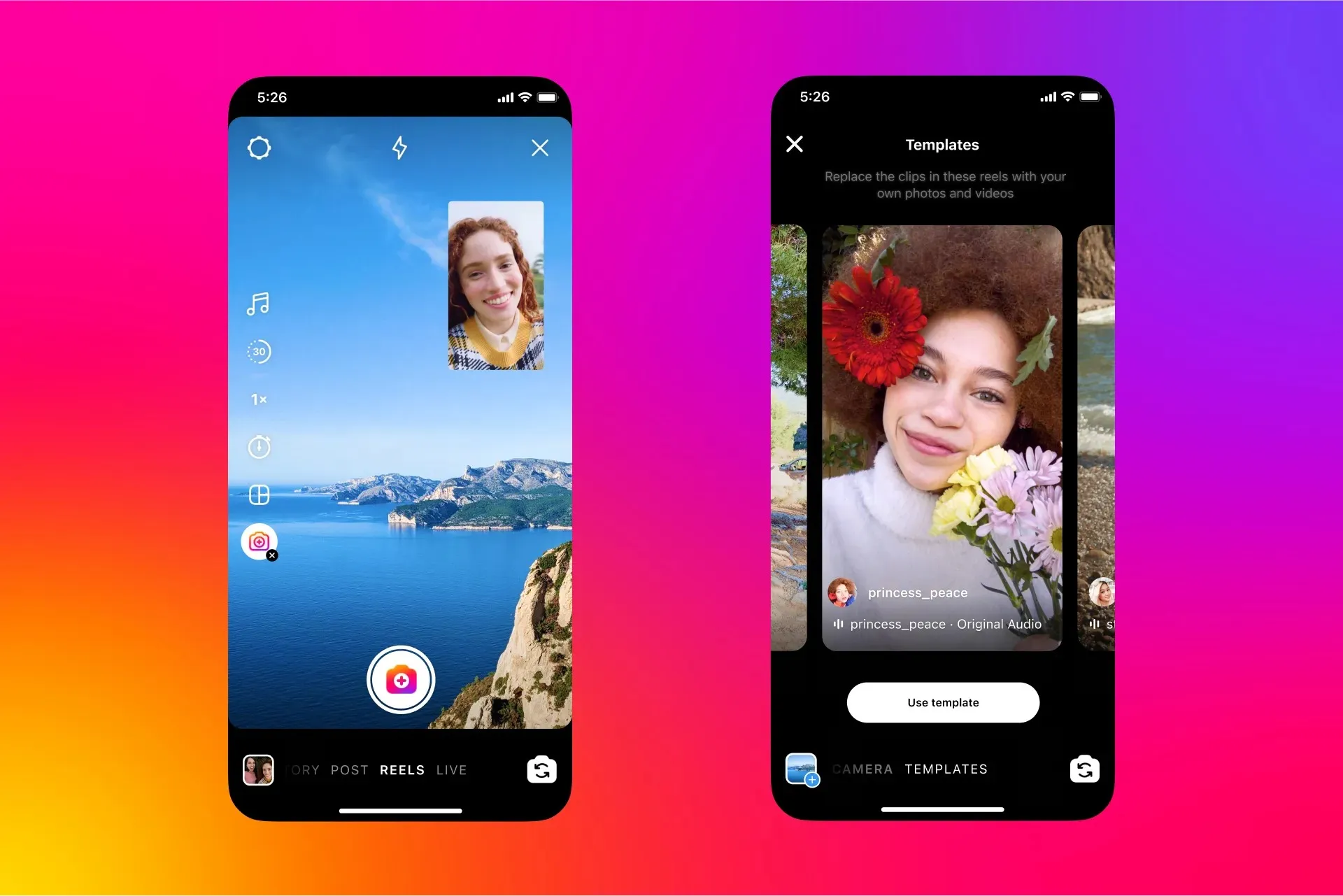 Funkcia Dual vo fotoaparáte Instagramu umožňuje súčasné nahrávanie pomocou prednej a zadnej kamery telefónu.
