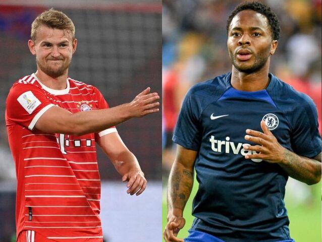 Matthijs de Ligt, Rageem Sterling, Richarlison.