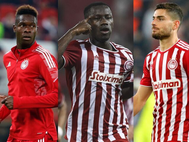 Pape Abou Cisse, Mady Camara a Georgios Masouras.