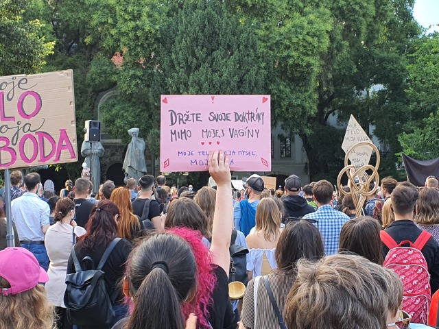 varechovy protest, protest proti interrupciam, umele prerusenie tehotenstva, interrupcie,