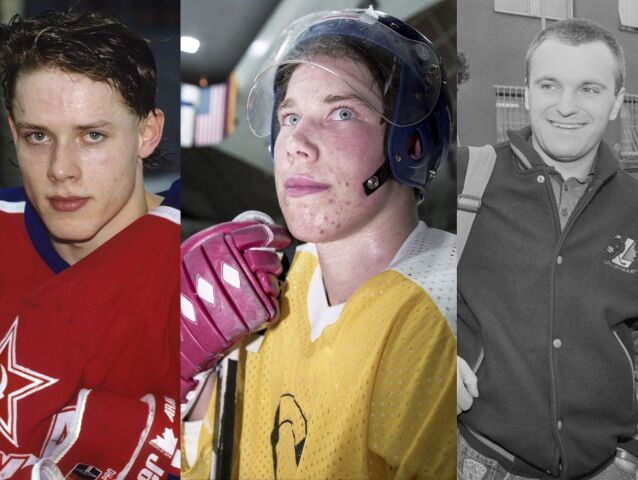 Pavel Bure, Peter Forsberg a Robert Reichel.