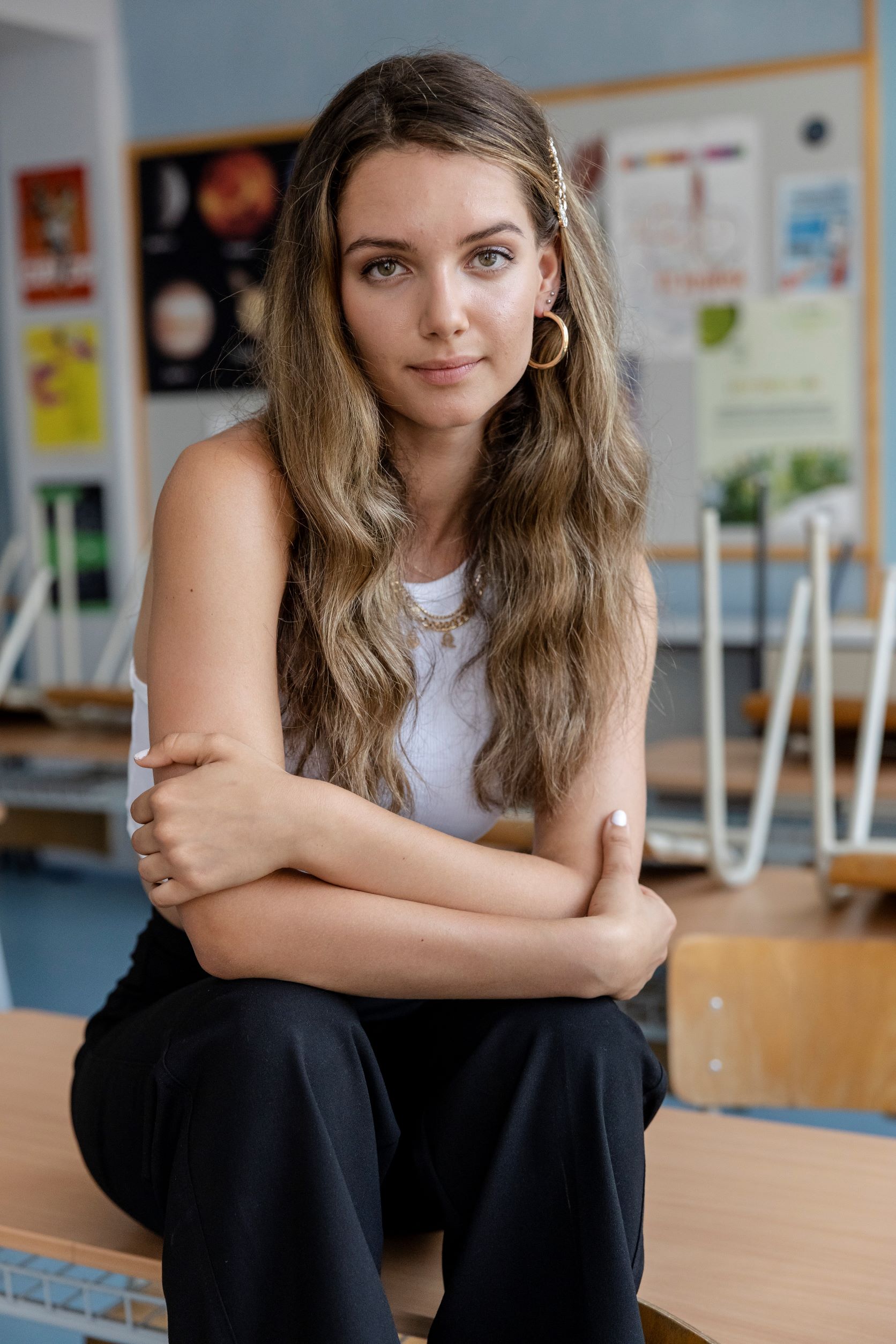 Klára Kerešová stvárňuje v Pánovi profesorovi triednu krásku Luciu.