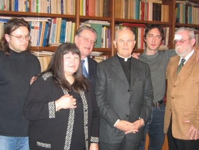 Ľubomír Feldek a Jozef Tomko