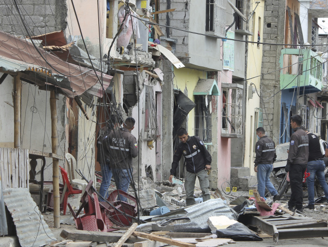Guayaquil Ekvádor výbuch
