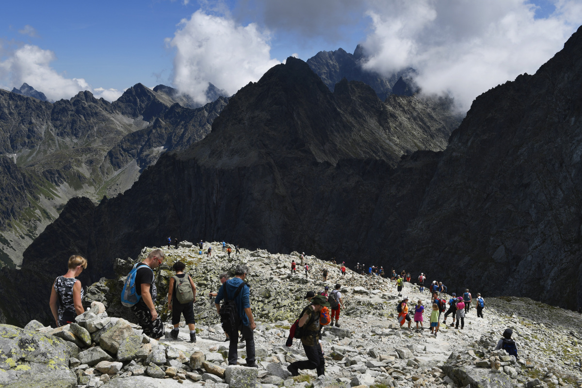 SR TANAP lesníci spočítavanie turisti Rysy POX