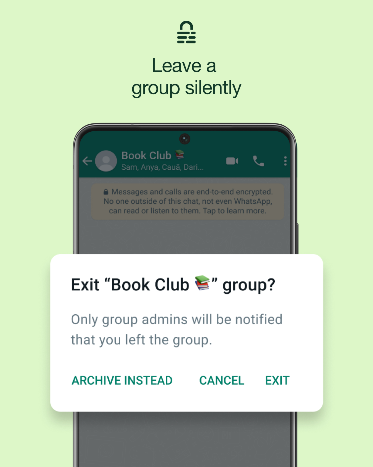 V aplikácii WhatsApp už môžete skupinu opustiť nenápadne.