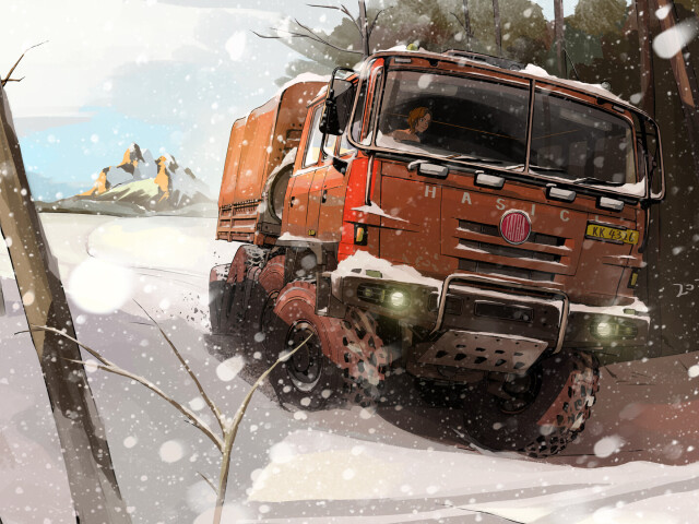 Tatra - maľby Gary Xu