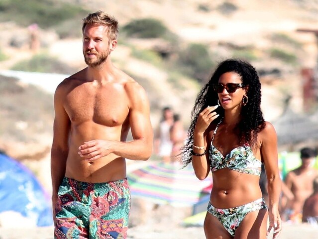 Calvin Harris a jeho partnerka Vick Hope