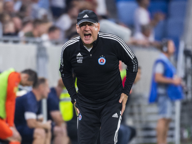 SR šport futbal EKL play off odvety Slovan Mostar weiss