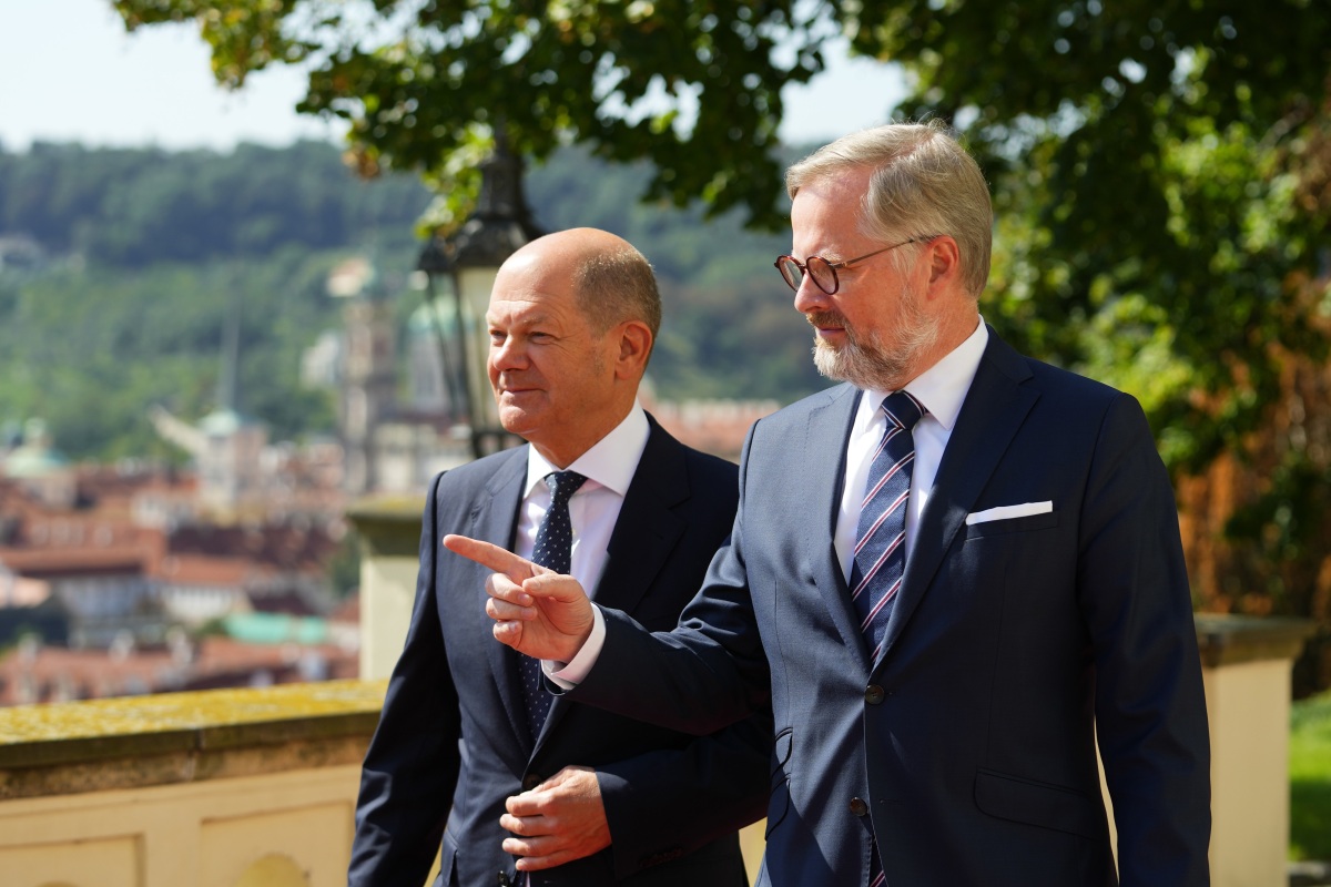 Olaf Scholz / Petr Fiala /