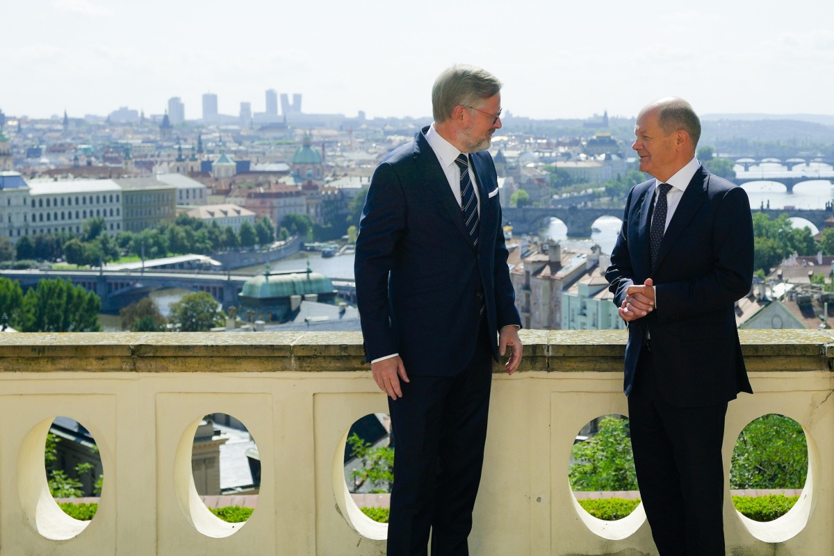 Olaf Scholz / Petr Fiala /