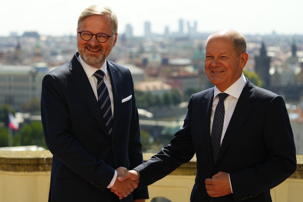 Olaf Scholz / Petr Fiala /