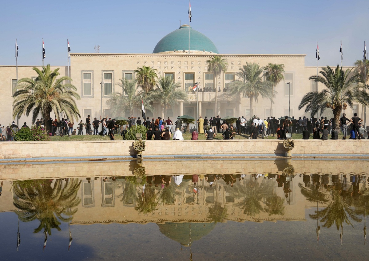 Republikový palác / Zelená zóna / Irak /