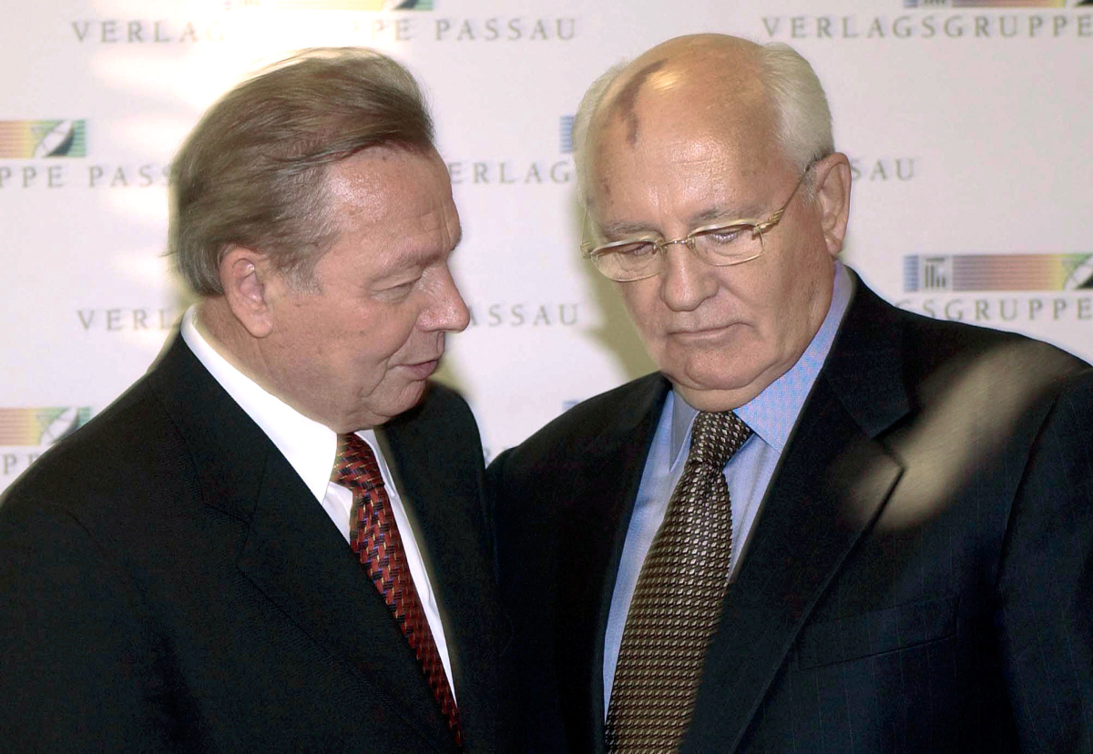 Rudolf Schuster, Michail Gorbačov,