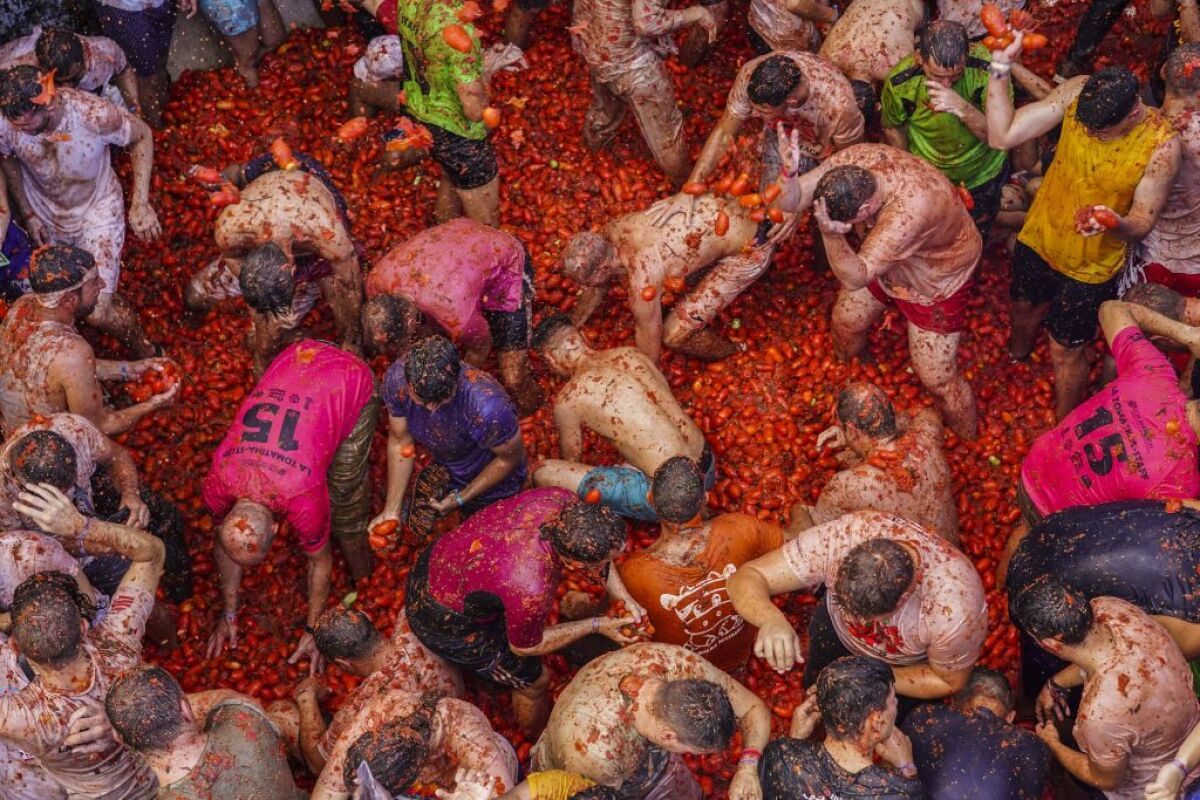 Španielsko, Tomatina