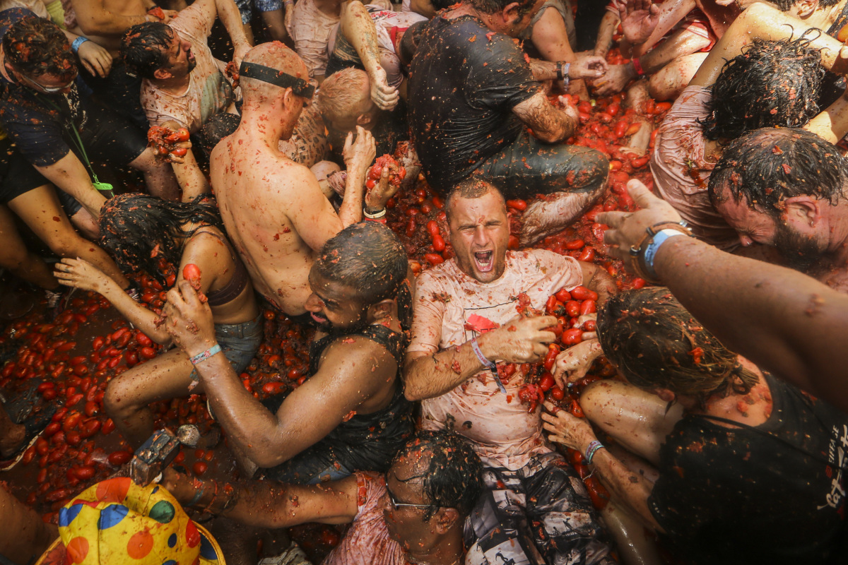 Španielsko, Tomatina