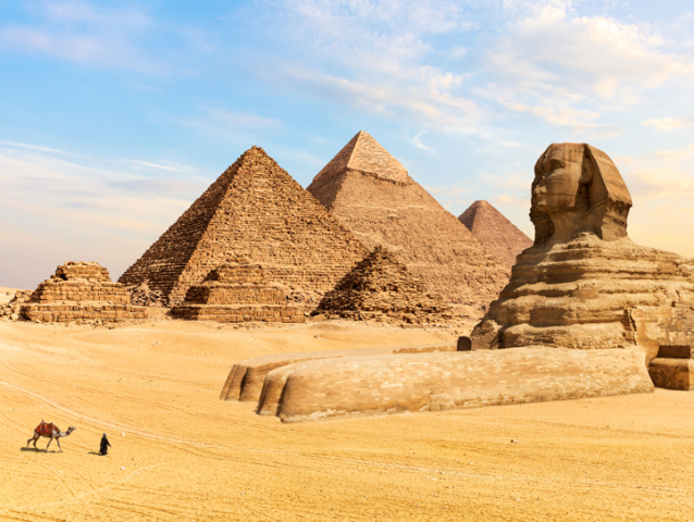 Egypt, pyramídy, sfinga, Gíza, púšť, cestovnie, dovolenka