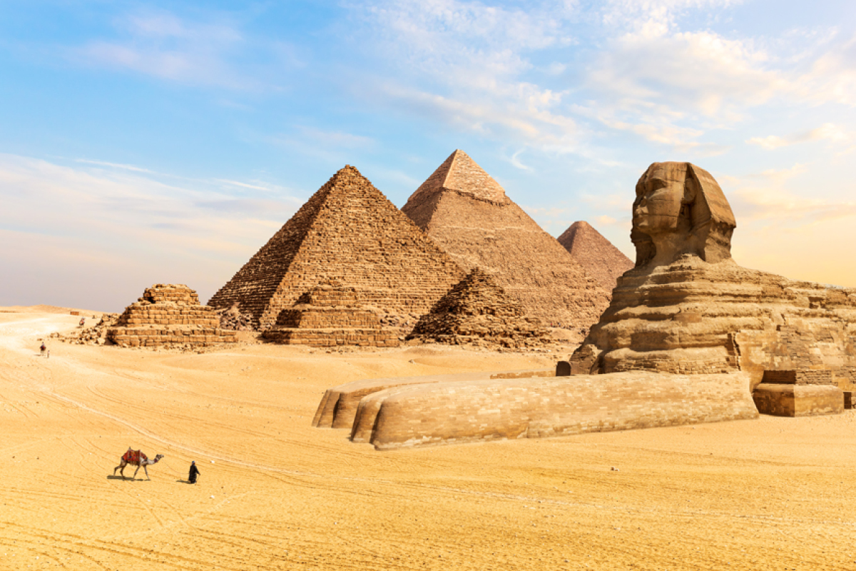 Egypt, pyramídy, sfinga, Gíza, púšť, cestovnie, dovolenka