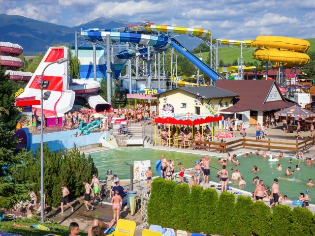 Tatralandia, aquapark, hotely, reštaurácie