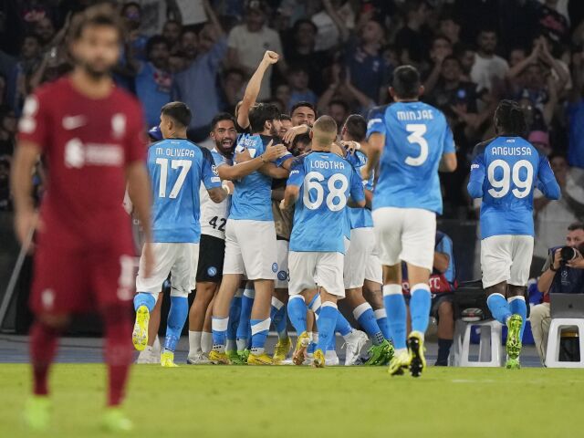 Taliansko SR Neapol šport futbal LM 1. kolo A Liverpool