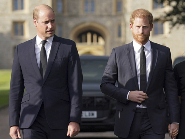 princovia William (vľavo) a Harry