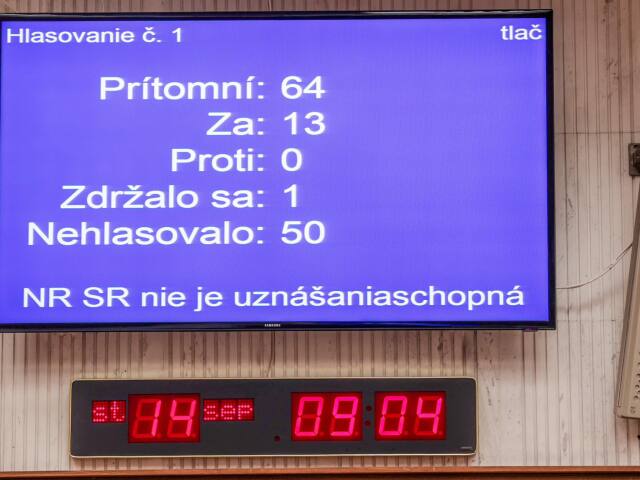 parlament, SaS, obštrukcia