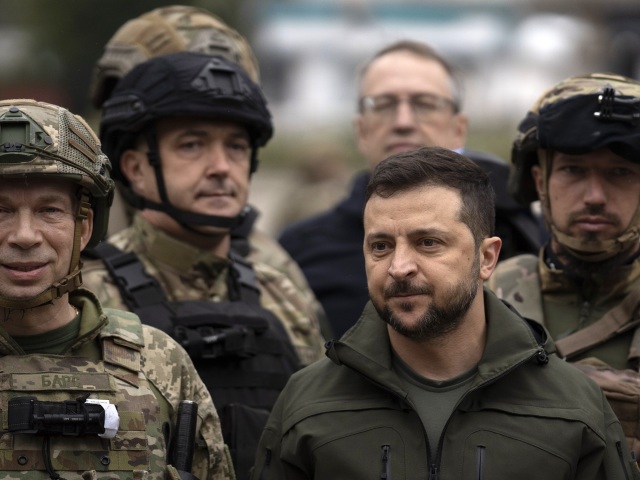Zelenskyj, Izium, Ukrajina