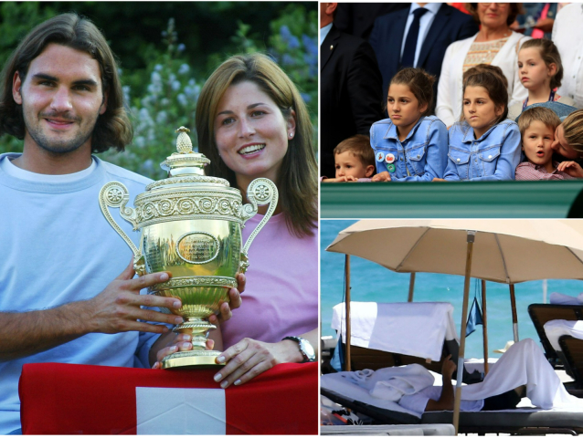 Roger Federer, Mirka Federerová, koláž, nepoužívať