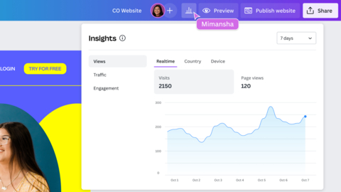 Canva Websites