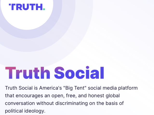 Truth Social, sociálna sieť, Donald Trump