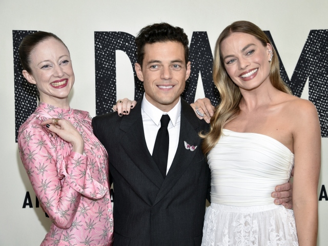 Andrea Riseborough, Rami Malek a Margot Robbie