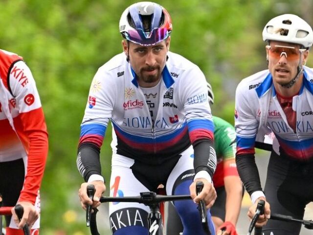 Peter Sagan na MS 2022.