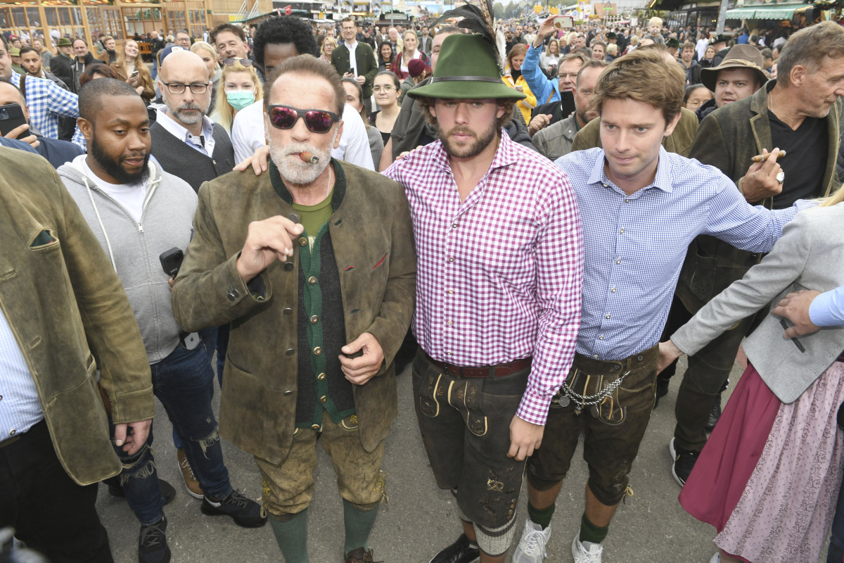Arnold Schwarzenegger, Christopher Schwarzenegger, Patrick Schwarzenegger