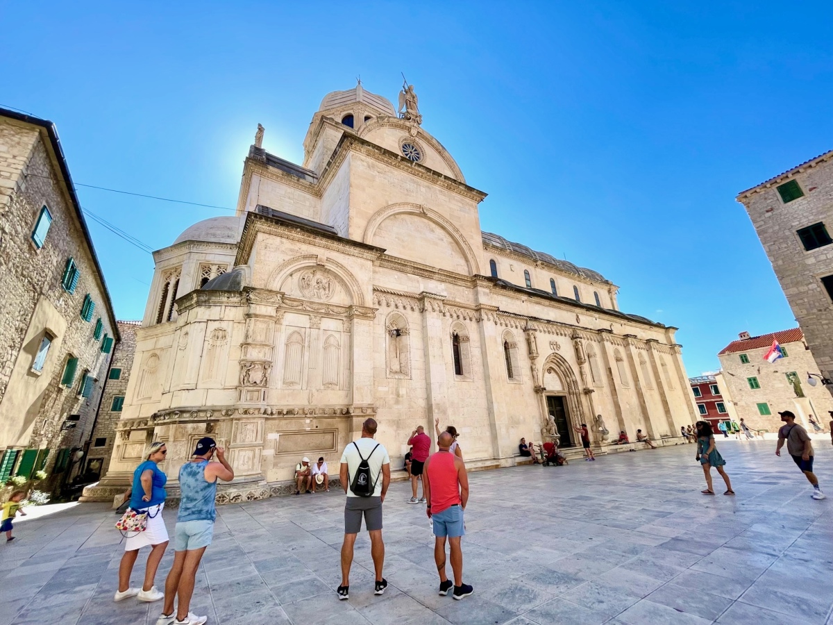 Šibenik, Chorvátsko, katedrála sv. Jakuba
