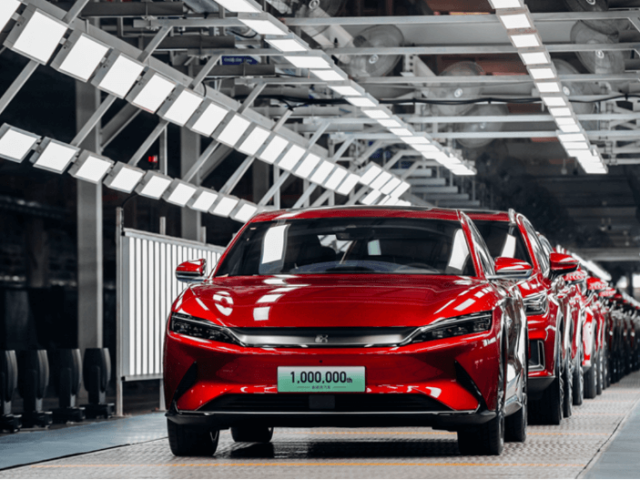 BYD - výroba elektromobilov Číne