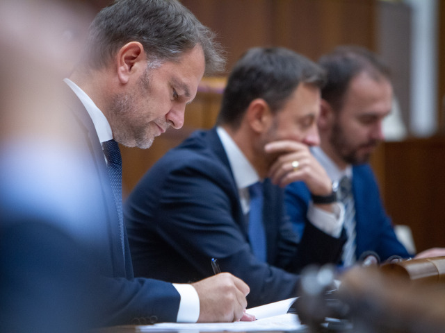 Igor Matovič a Eduard Heger