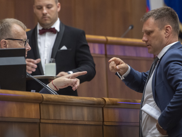 Vľavo Boris Kollár a Tomáš Taraba