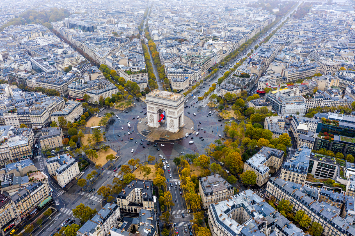 Paríž, Francúzsko, Víťazný oblúk