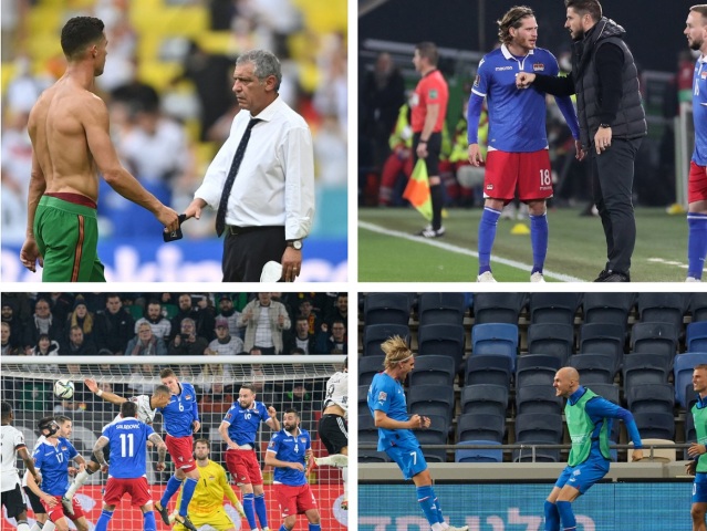 futbal, koláž