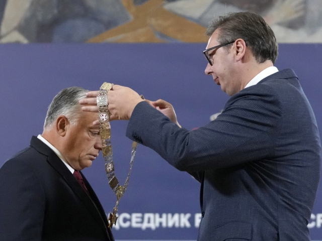 Srbsko Maďarsko Orbán návšteva