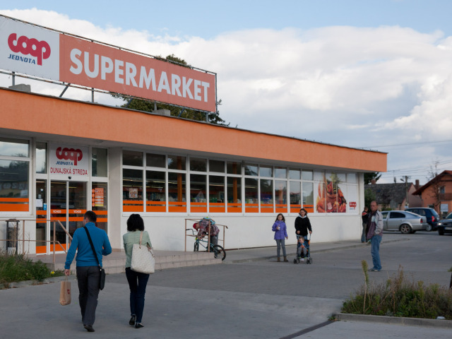 Coop jednota, ,Dunajská Lužná, bločková lotéria
