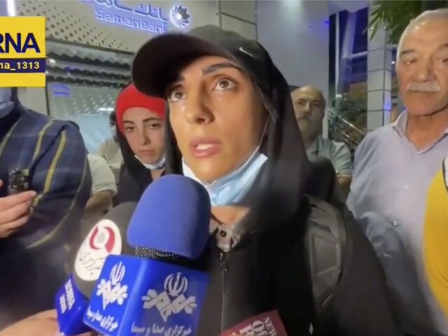 Irán Kórea Športové lezenie Rekabiová Hlava Pokrývka