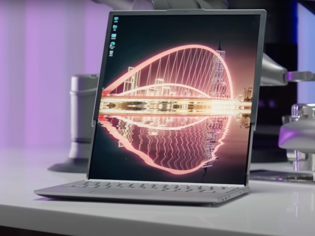 Lenovo, notebook, výsuvný displej