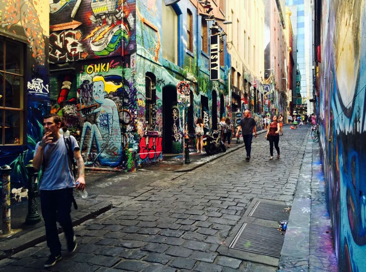 BUBO, Melbourne- Hosier Lane streetart, pr, nepouzivat