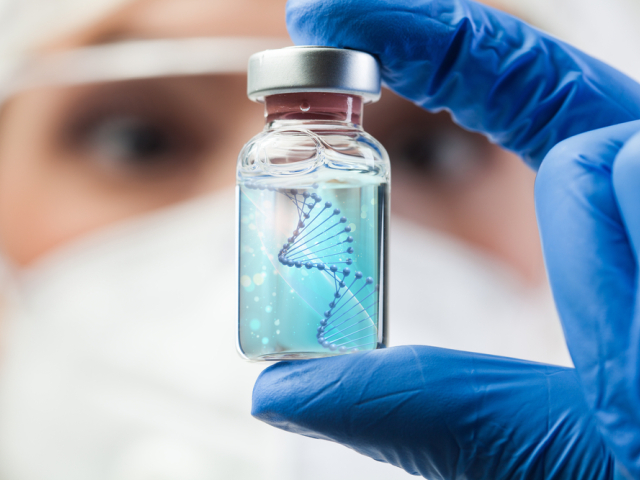 DNA, genetika, genetická analýza, ampulka, veda, gény